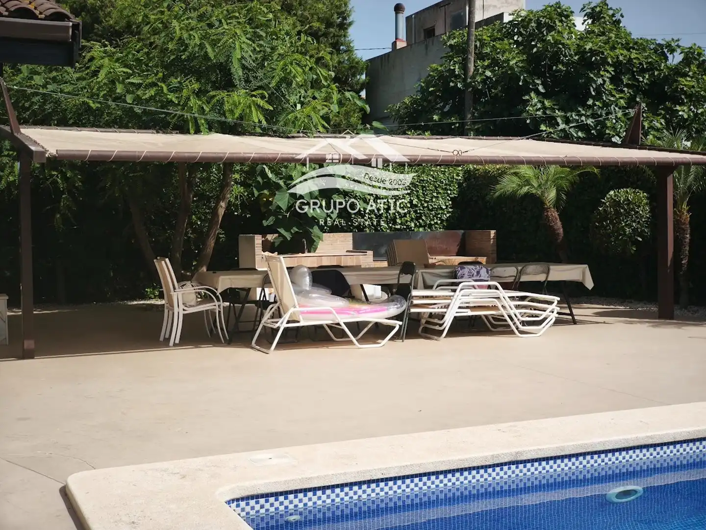 Terraza de Casa o chalet en venta en Burriana / Borriana con Aire acondicionado, Calefacción y Jardín privado