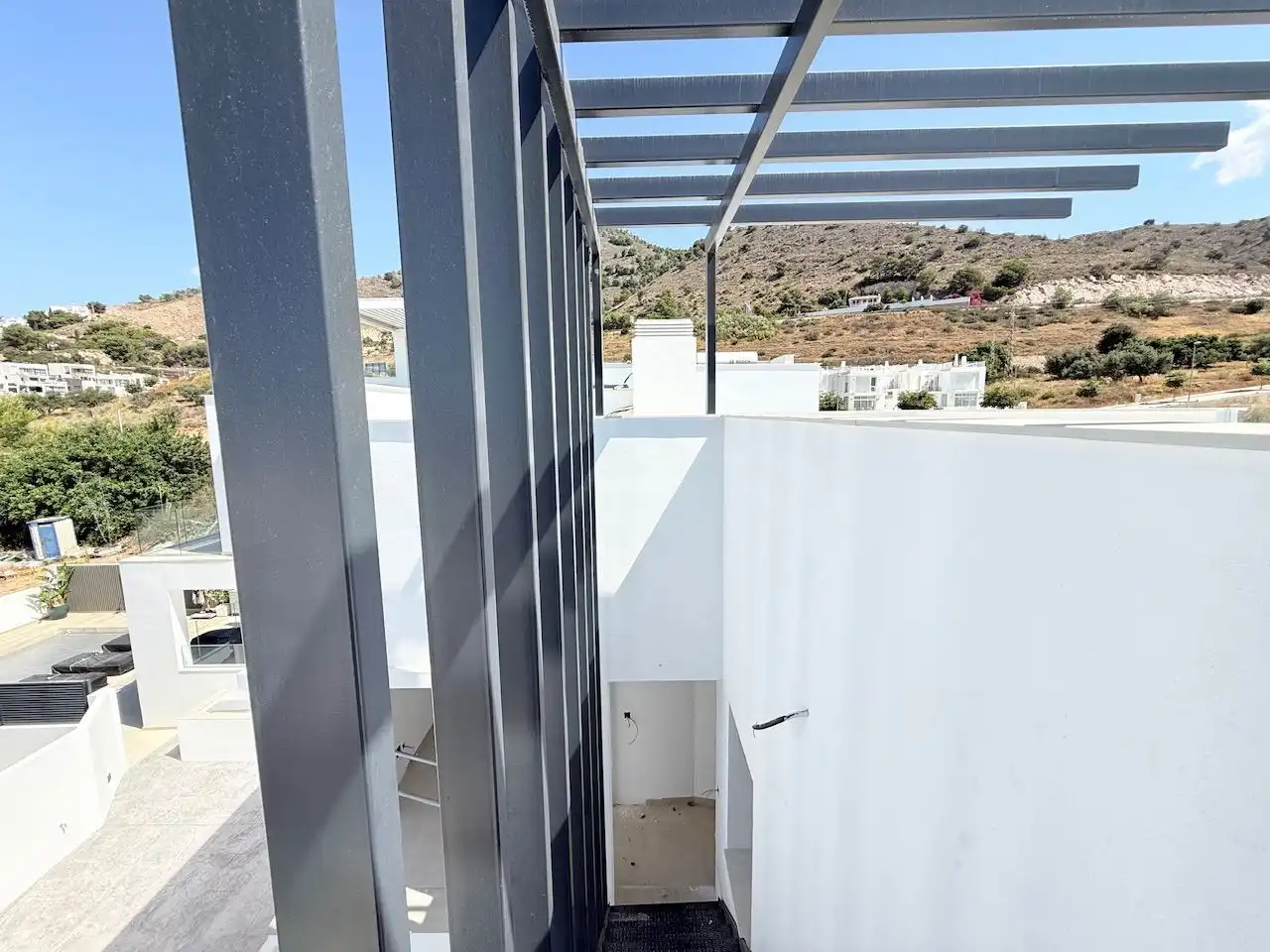 Terraza de Casa o chalet en venta en Nerja con Aire acondicionado, Jardín privado y Piscina