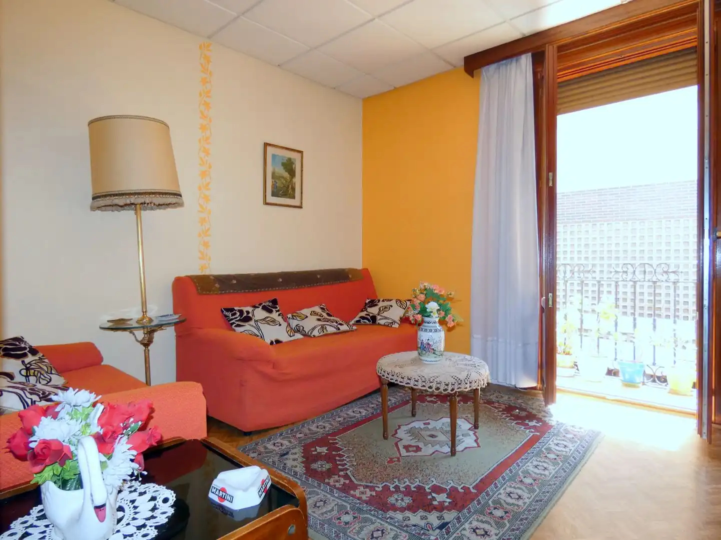 Sala de estar de Piso en venta en Bilbao  con Calefacción, Parquet y Terraza