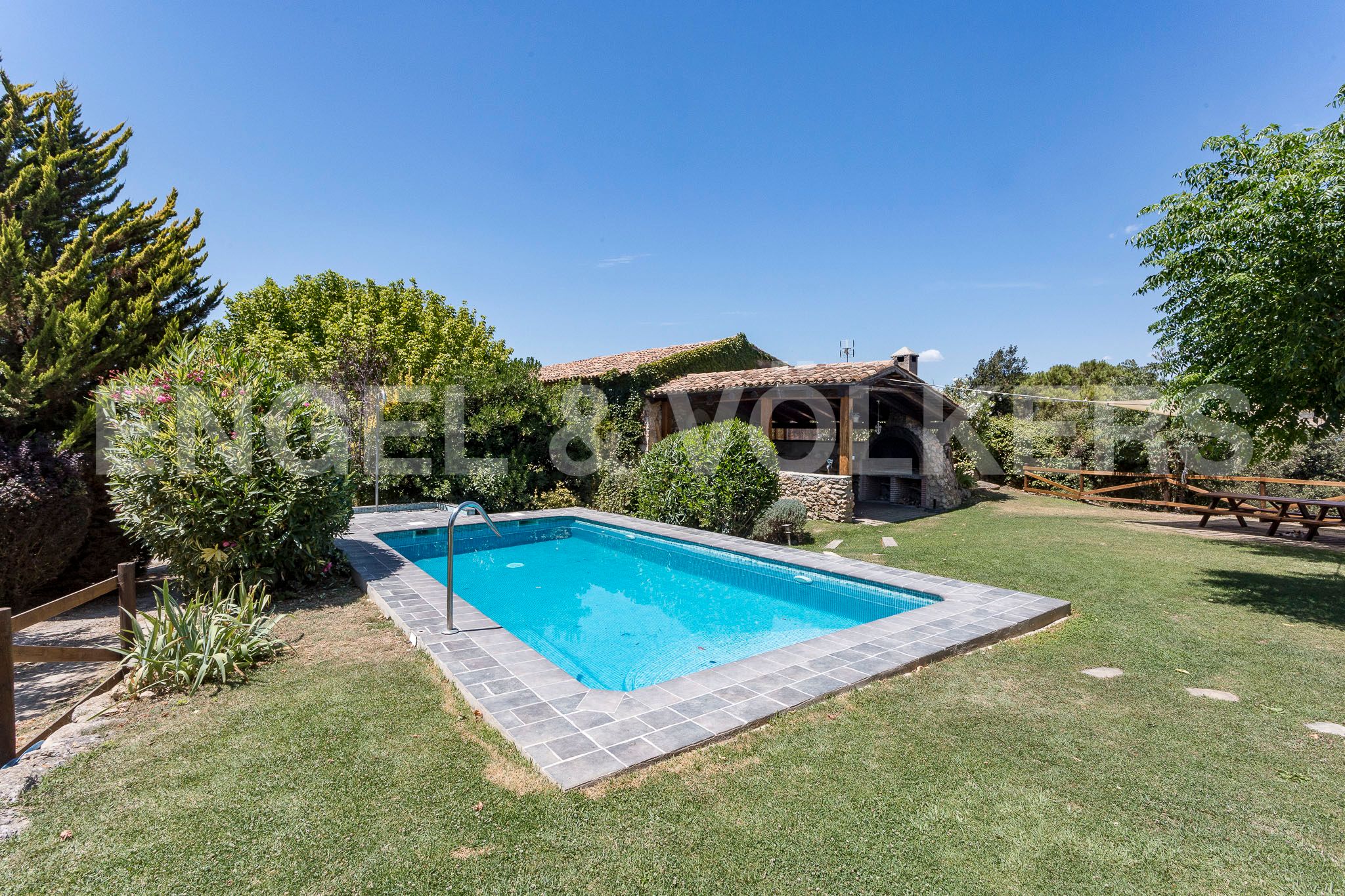 Piscina de Finca rústica en venda en Subirats amb Calefacció, Jardí privat i Parquet