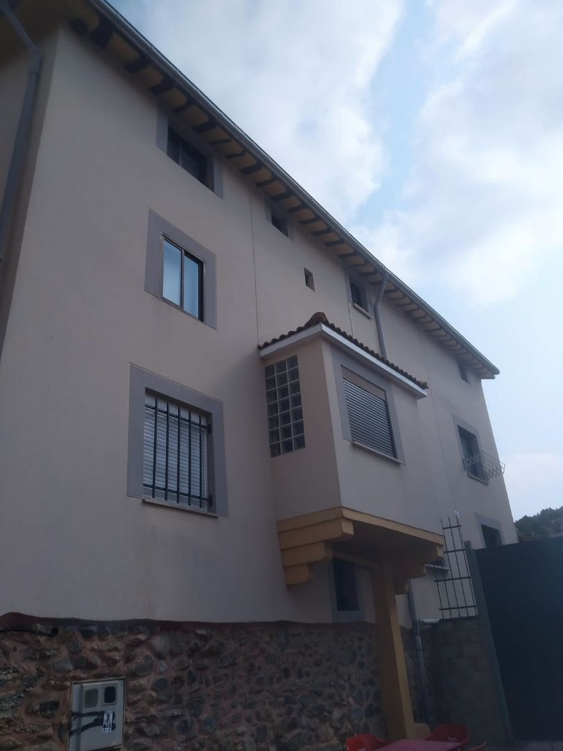 Exterior view of Single-family semi-detached for sale in Belorado  with Heating, Terrace and Storage room