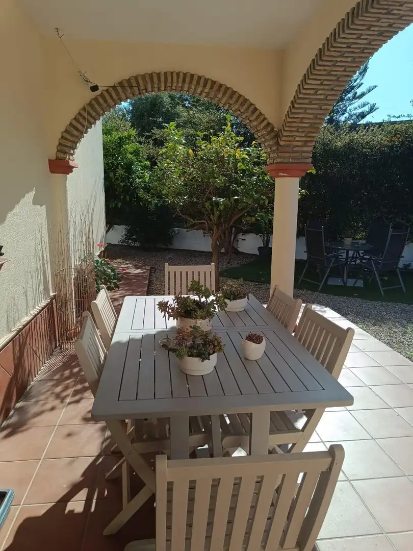 Terraza de Casa o chalet en venta en Chiclana de la Frontera con Aire acondicionado, Trastero y Piscina