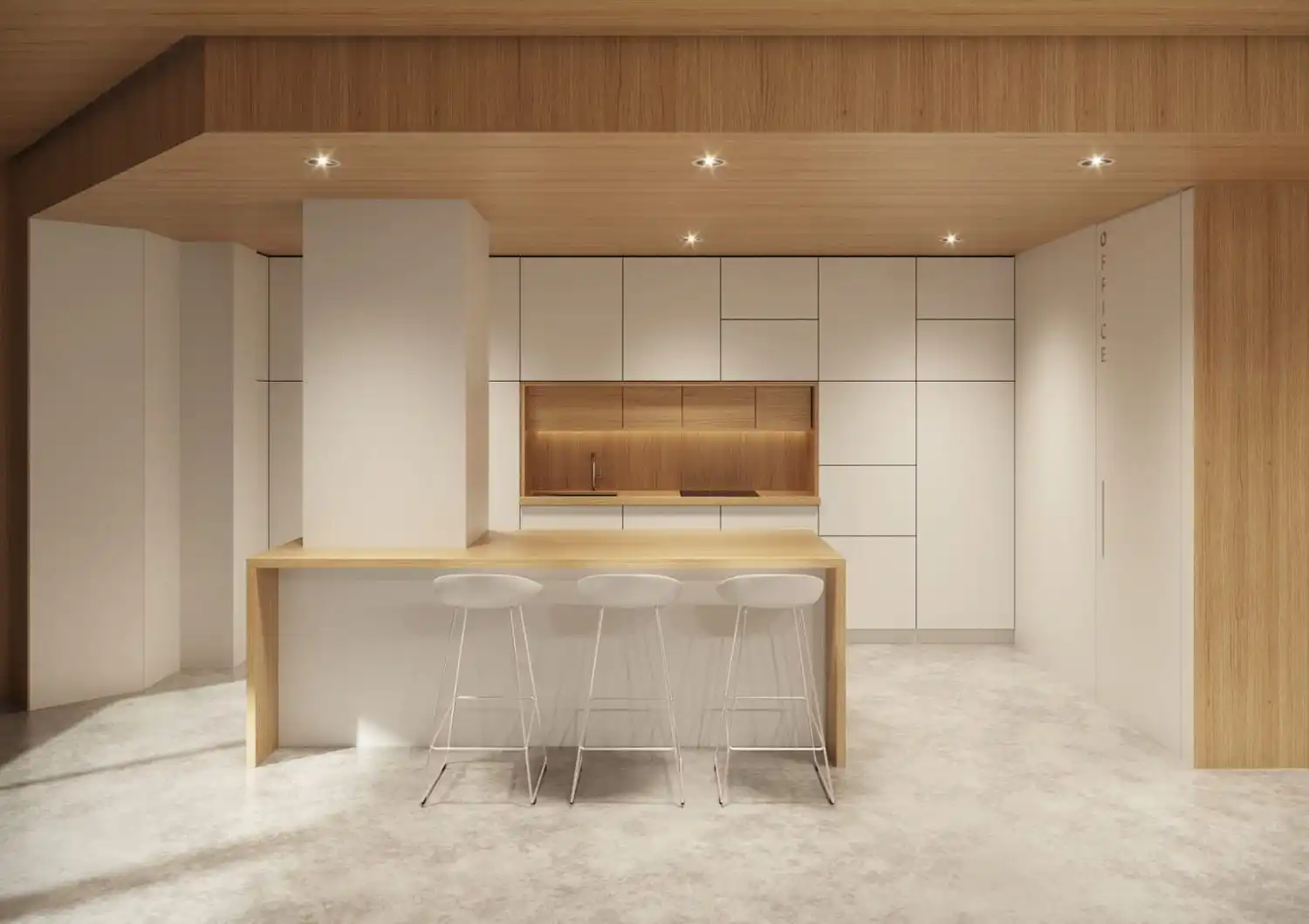 Küche von Büro zum Verkauf in Málaga