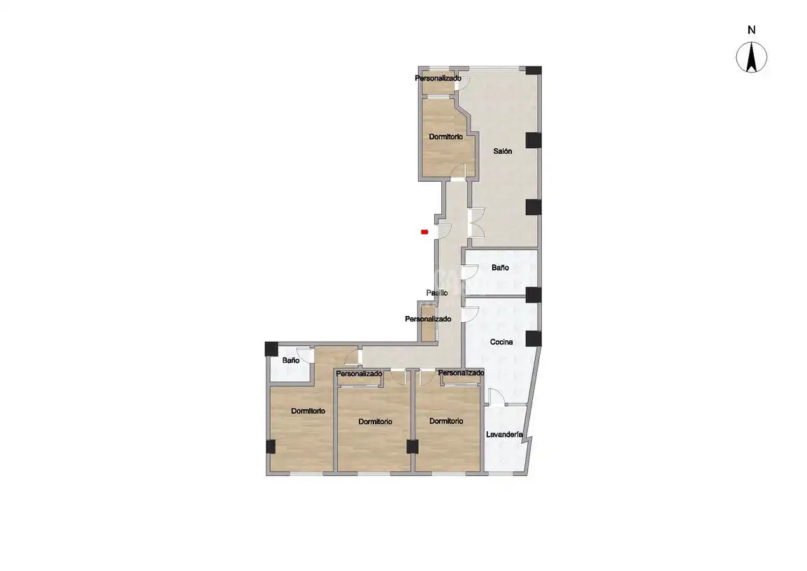 Appartamento con terrazza in vendita a Carretas - Pajarita, imagen 42