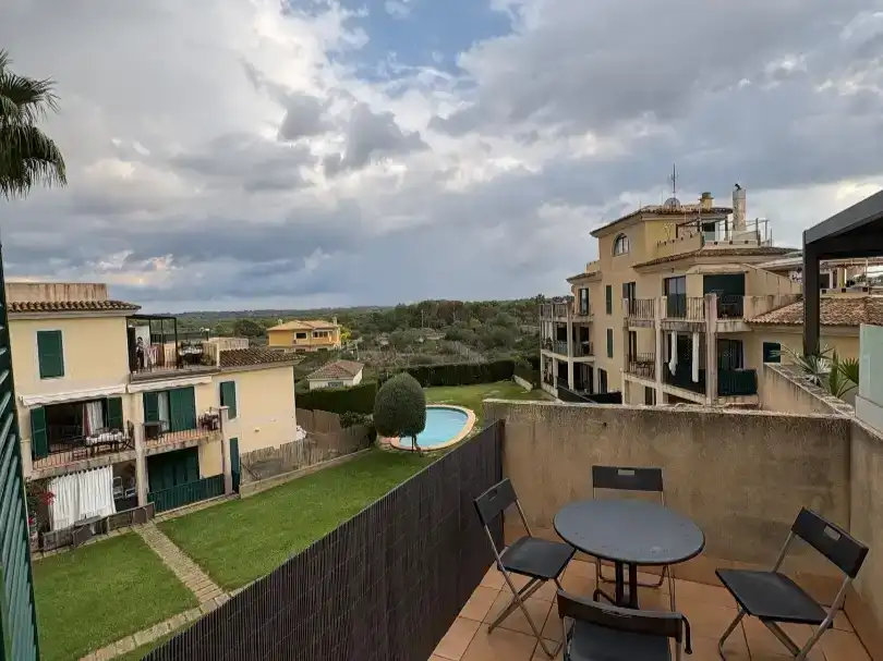 Terrace of Flat for sale in Llucmajor  with Air Conditioner, Swimming Pool and Balcony
