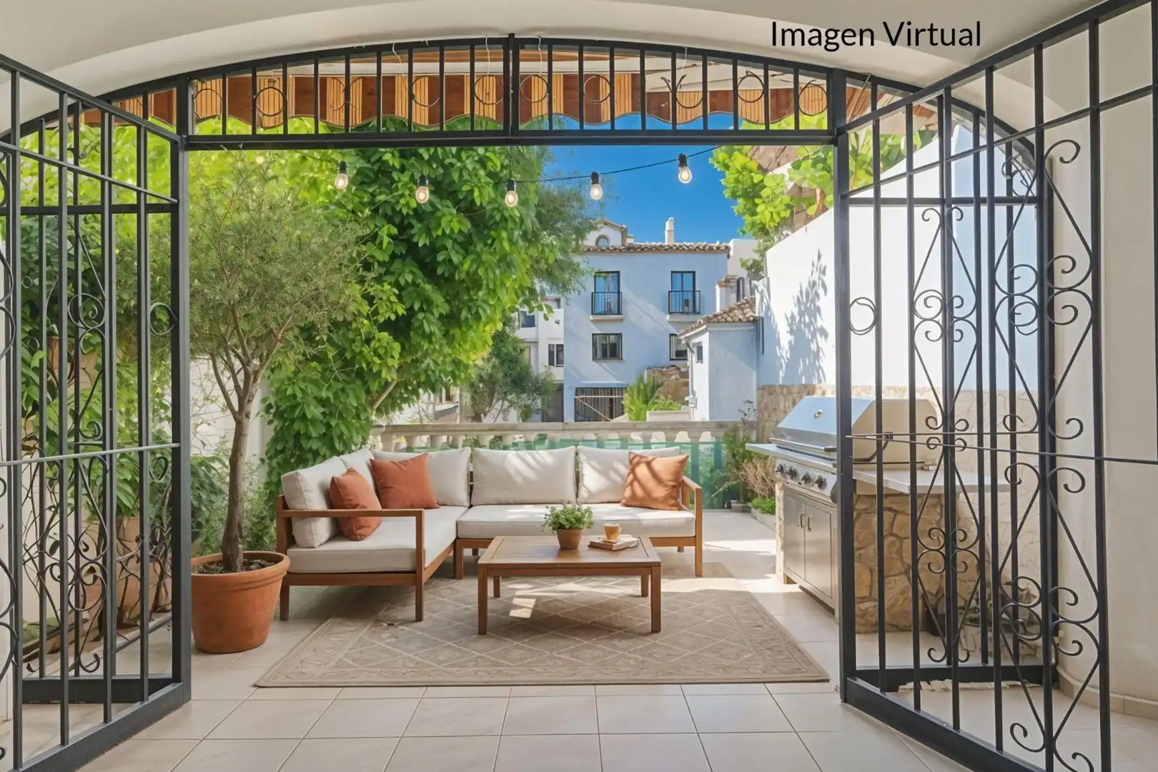Terrassa de Casa adosada en venda en Benalmádena amb Terrassa, Balcó i Piscina comunitària