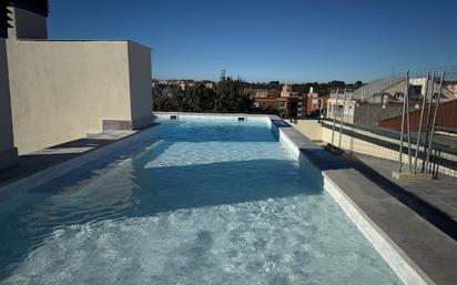 Swimming pool of Attic for sale in Rubí  with Air Conditioner, Heating and Parquet flooring