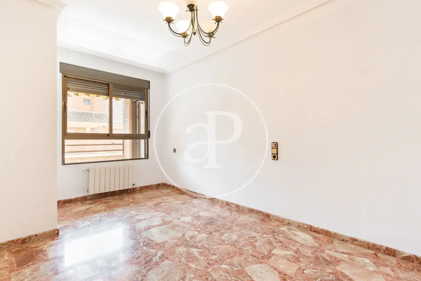 Living room of Flat for rent in Valencia  with Air Conditioner, Heating and Furnished