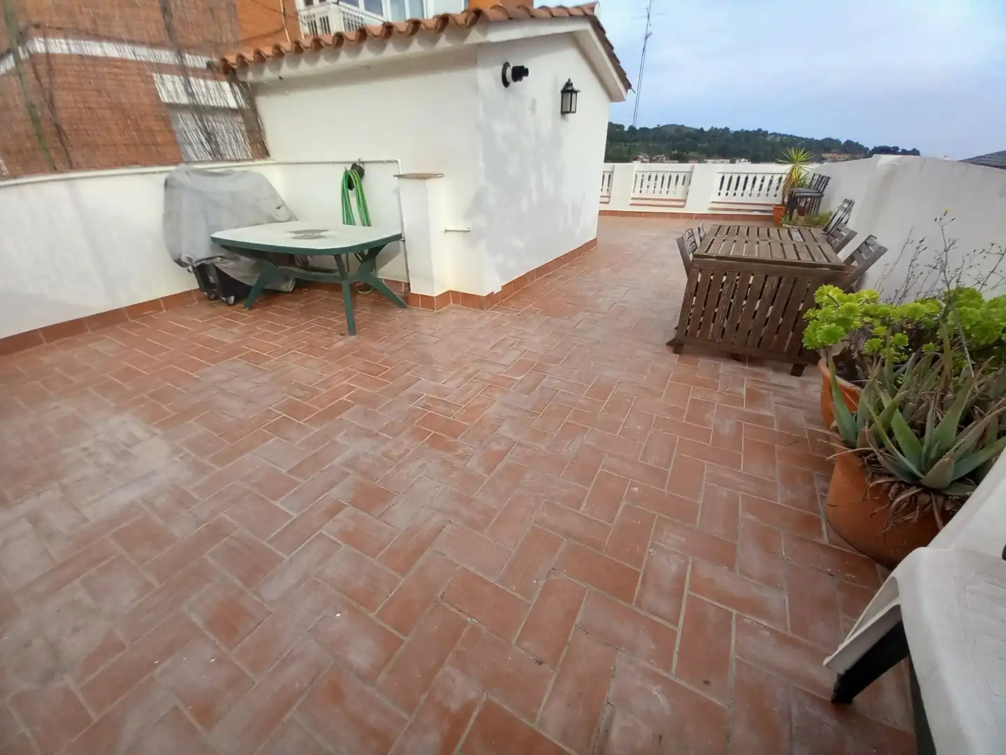 Terrasse von Haus oder Chalet zur Miete in Barcelona mit Klimaanlage, Heizung und Parkett