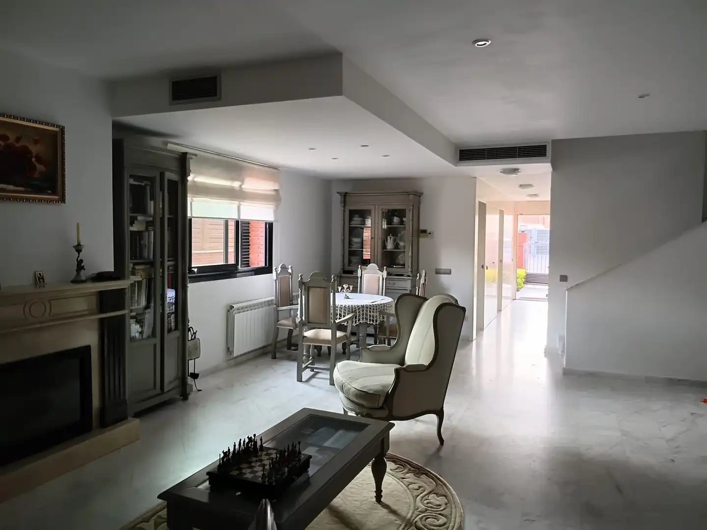 Sala d'estar de Casa adosada en venda en Cambrils amb Aire condicionat, Calefacció i Jardí privat