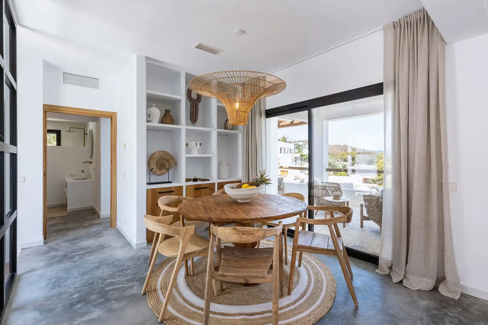 Dining room of Houses for sale in Jávea / Xàbia  with Air Conditioner, Heating and Private garden
