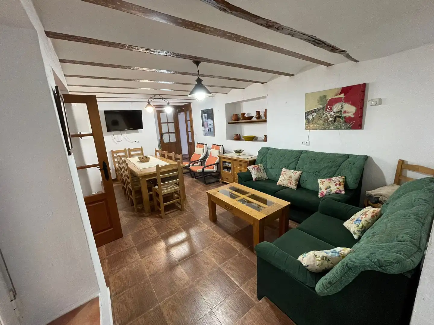 Sala de estar de Finca rústica en venta en San Pedro con Jardín privado y Amueblado