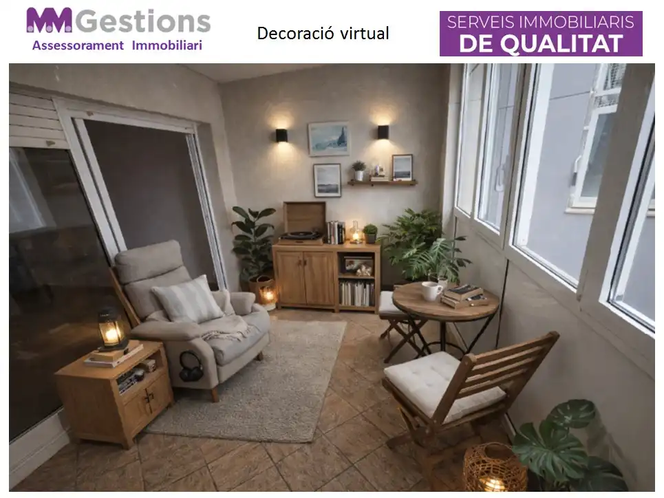 Sala de estar de Piso en venta en Vilafranca del Penedès con Aire acondicionado, Calefacción y Parquet