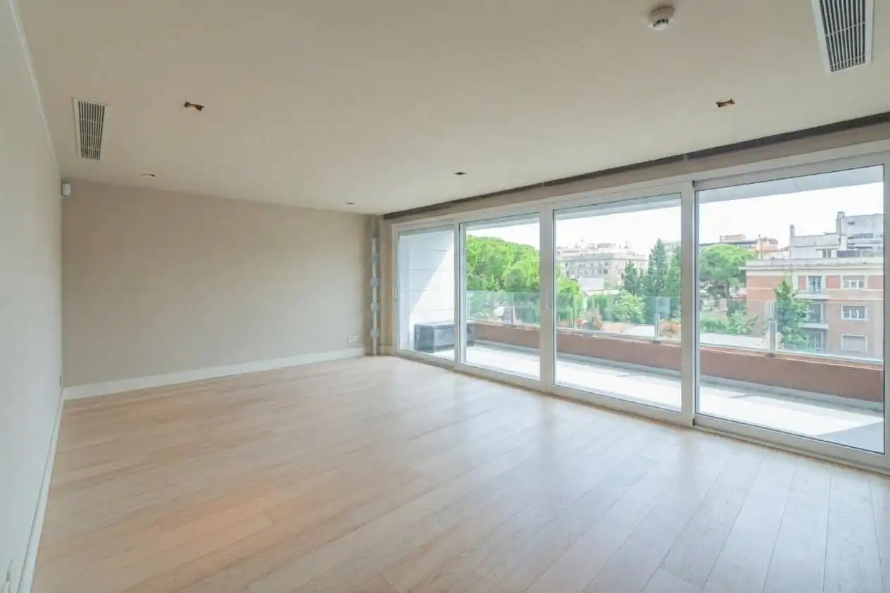 Sala de estar de Piso en venta en Sarrià - Sant Gervasi