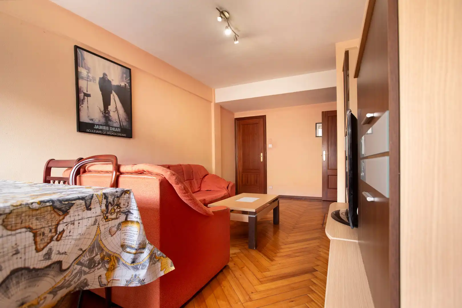 Sala de estar de Piso en venta en Santander con Terraza, Amueblado y Balcón