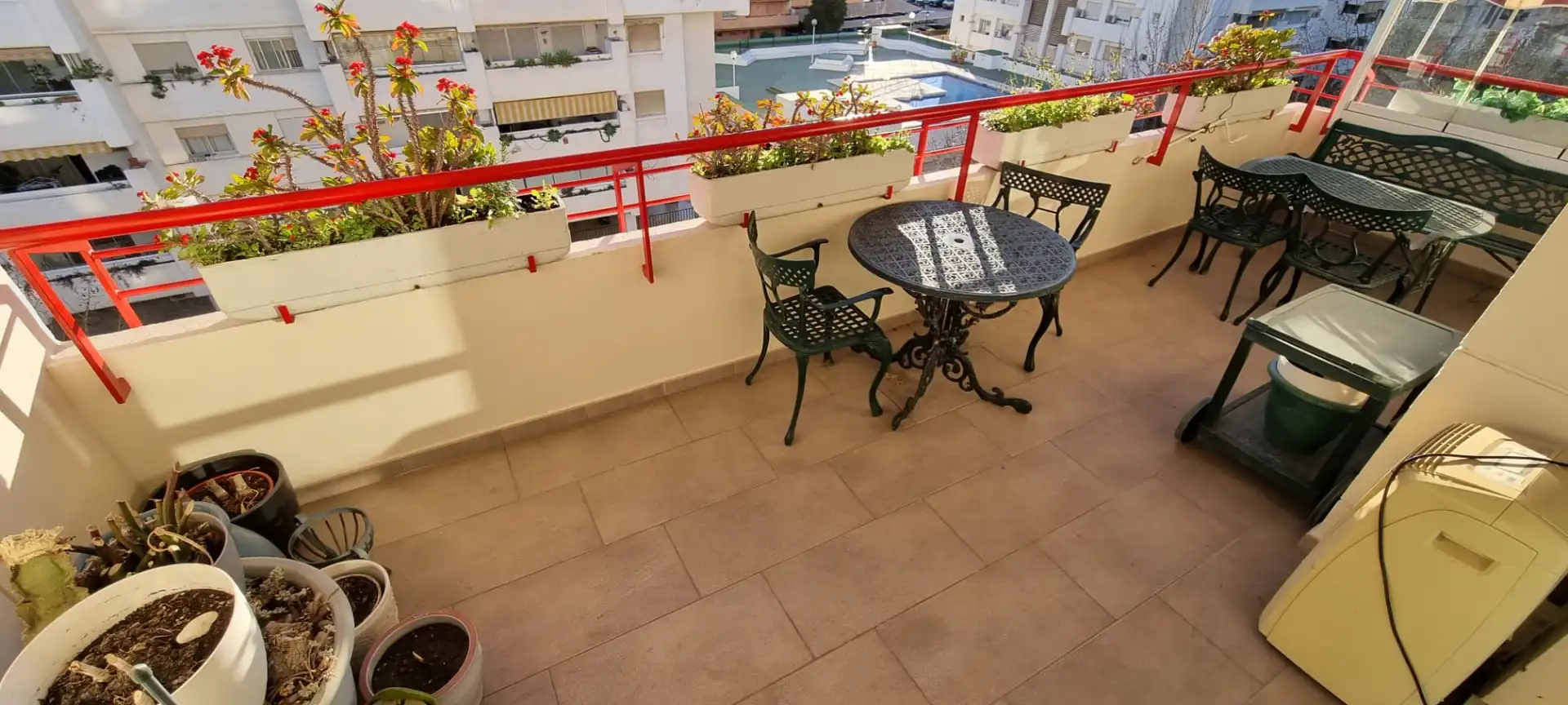 Terrace of Flat for sale in Fuengirola  with Air Conditioner, Parquet flooring and Terrace