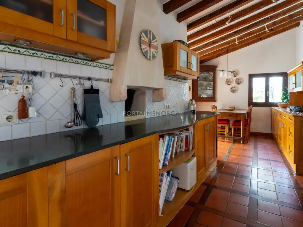 Cocina de Finca rústica en venta en Es Castell