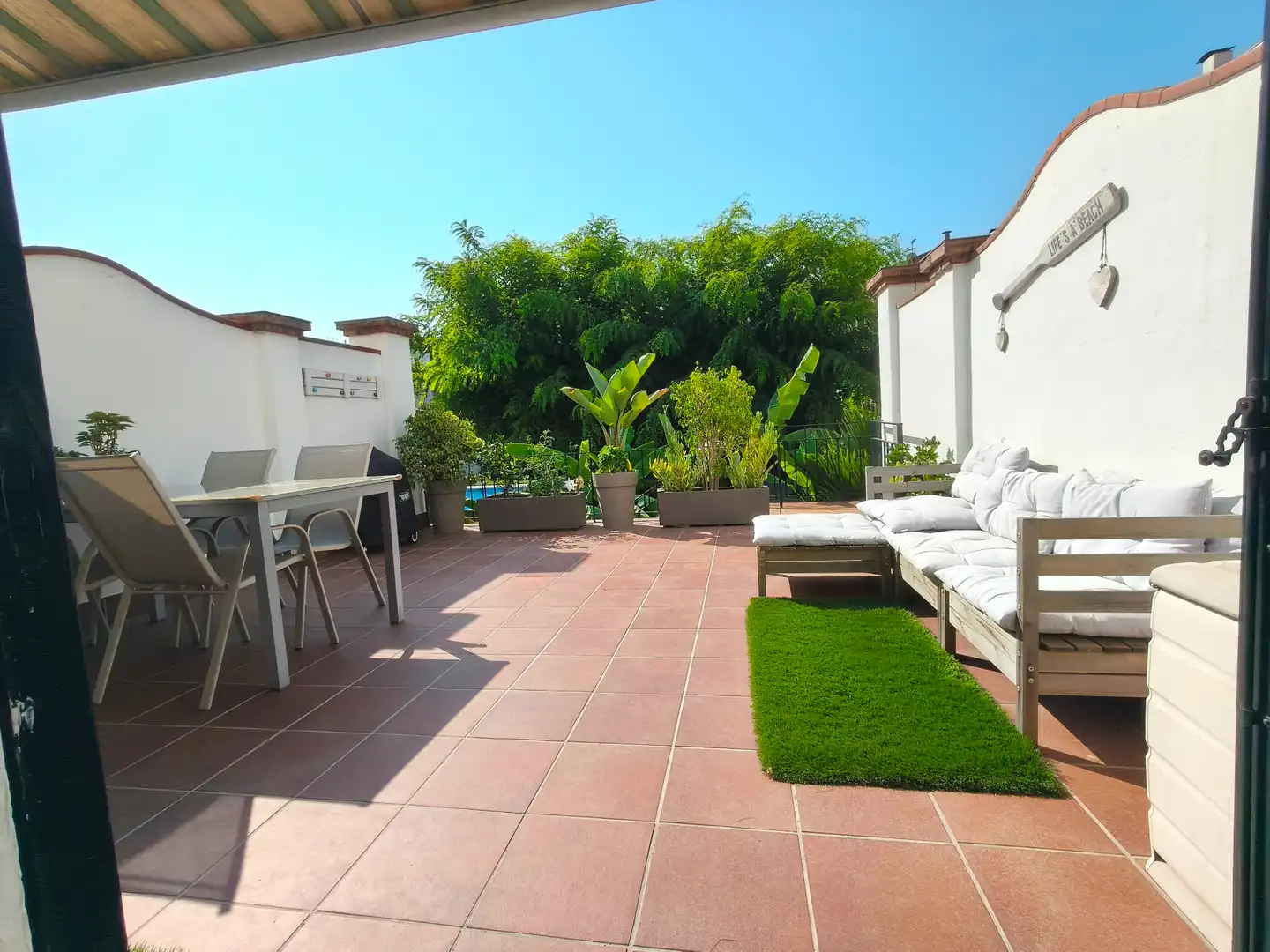 Terraza de Casa adosada en venta en Calella con Aire acondicionado, Calefacción y Parquet
