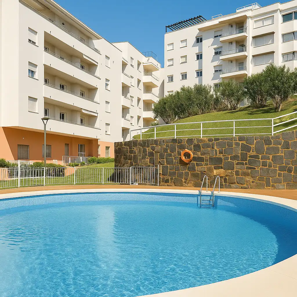 Piscina de Planta baja en venta en Estepona con Aire acondicionado, Terraza y Piscina