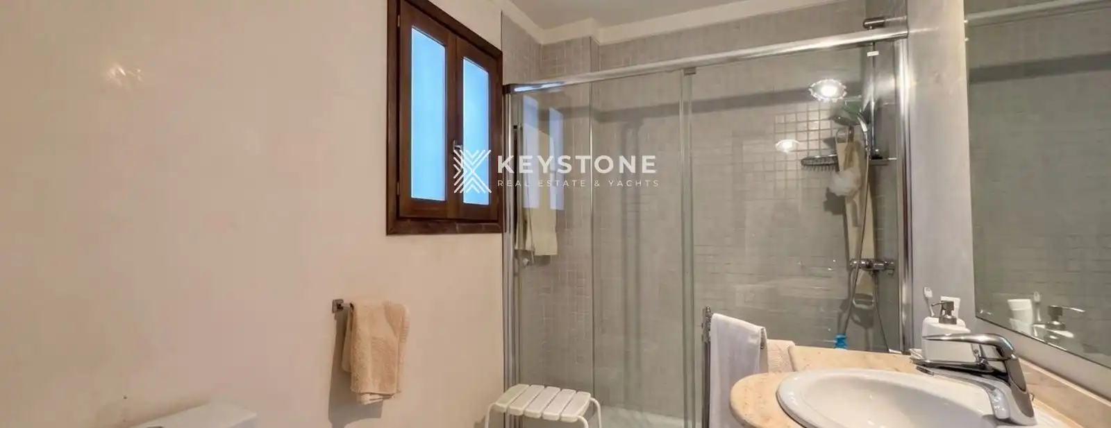 Badezimmer von Wohnung zur Miete in  Palma de Mallorca mit Klimaanlage und Terrasse