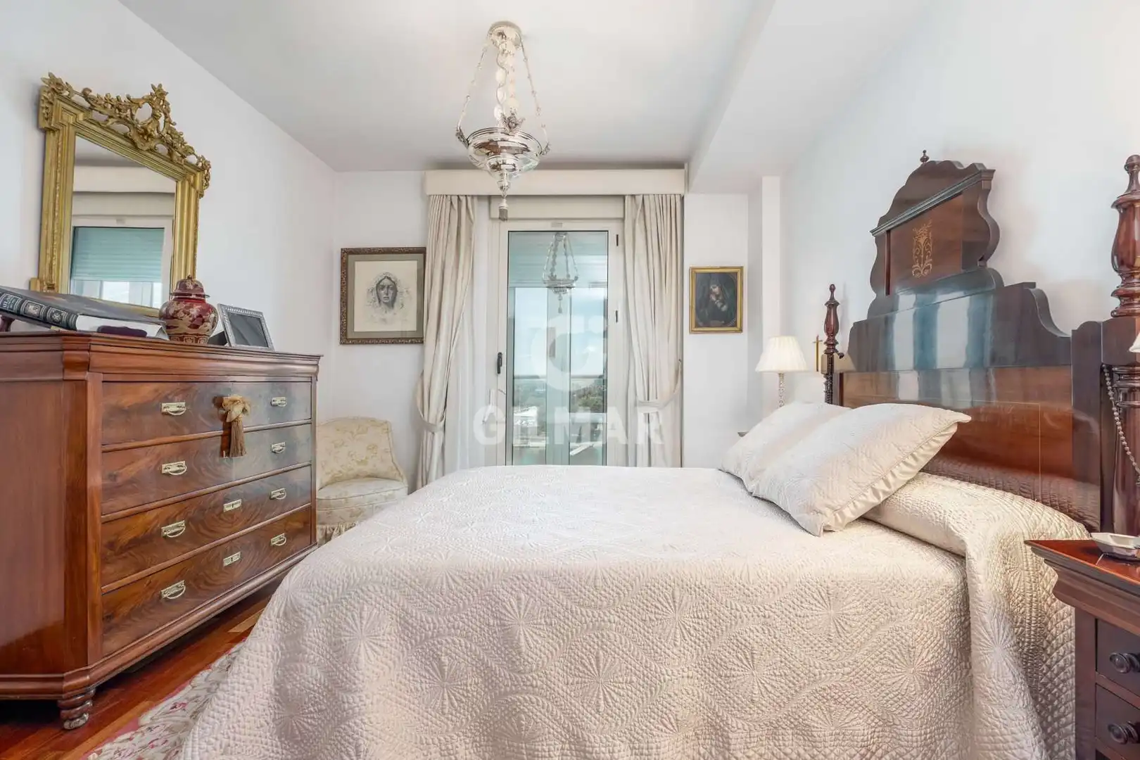 Bedroom of Flat for sale in Sevilla  with Heating, Private garden and Storage room