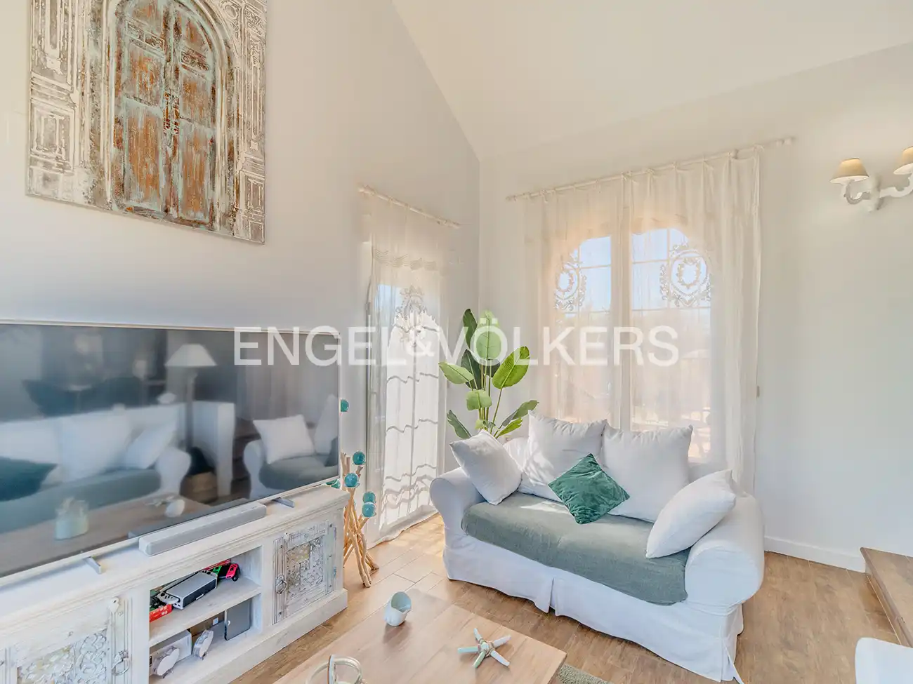 Living room of Houses for sale in San Vicente del Raspeig / Sant Vicent del Raspeig  with Air Conditioner, Heating and Private garden