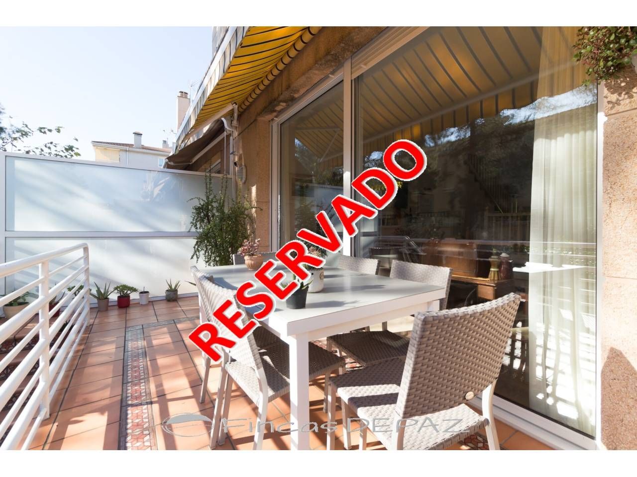 Terrace of Single-family semi-detached for sale in Castelldefels  with Air Conditioner, Heating and Private garden
