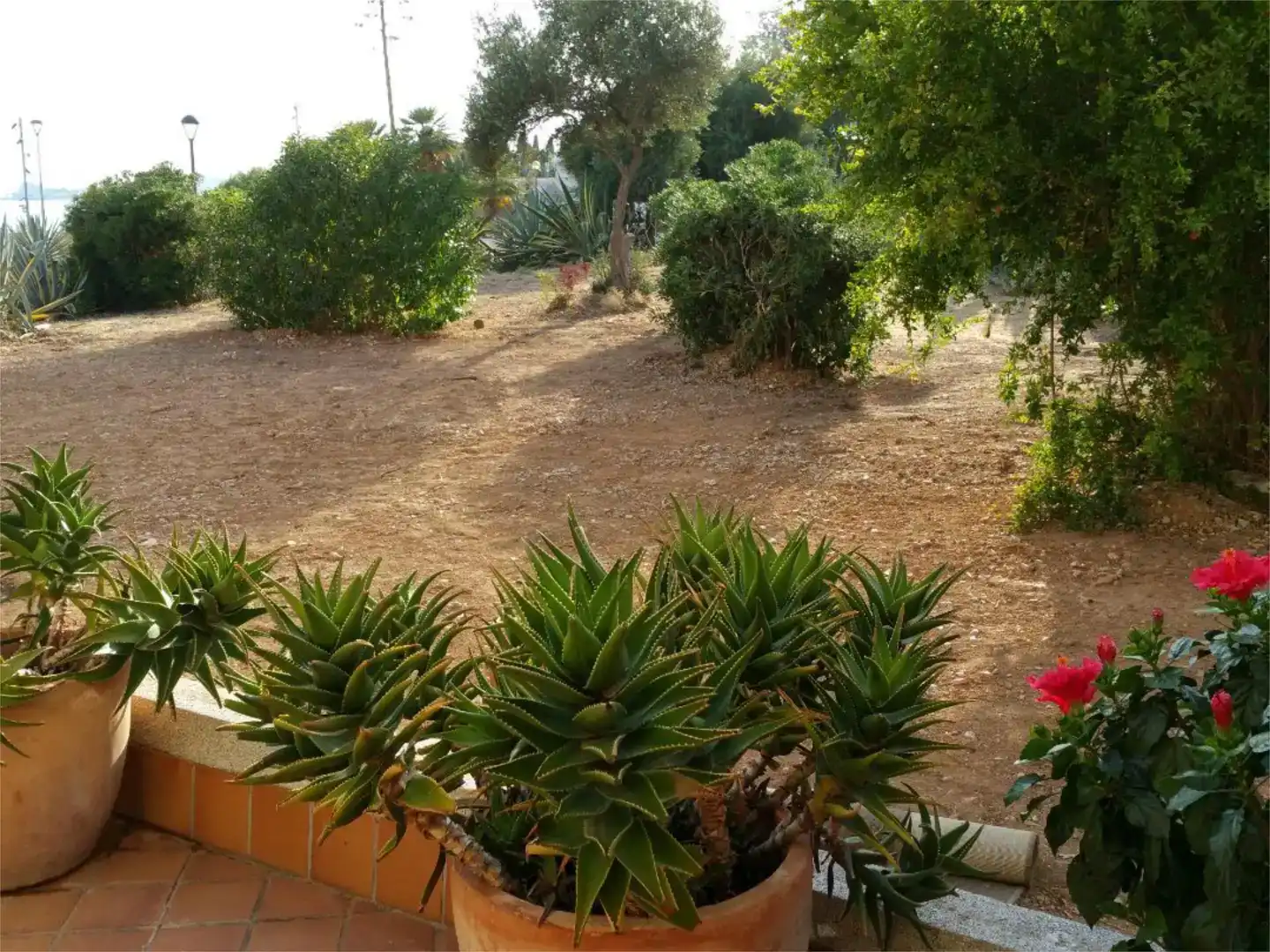 Jardí de Casa adosada de lloguer en Sitges amb Aire condicionat, Jardí privat i Piscina