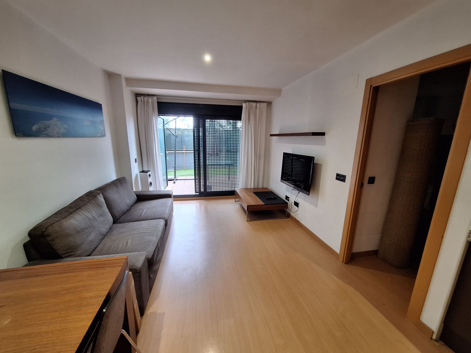 Sala de estar de Piso de alquiler en  Madrid Capital con Aire acondicionado, Calefacción y Terraza