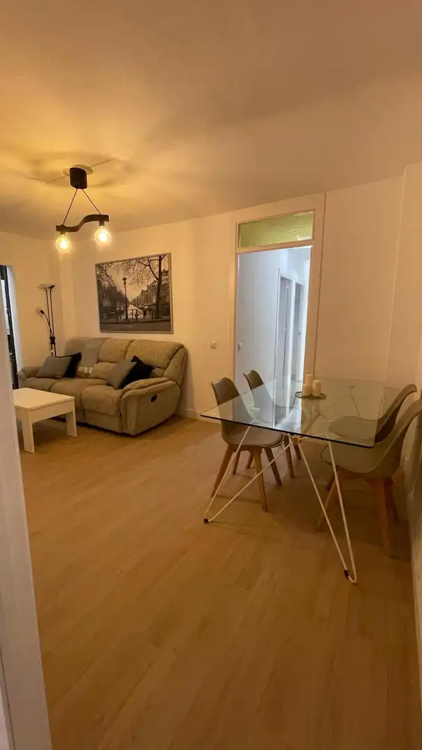 Sala de estar de Piso de alquiler en Málaga con Aire acondicionado, Terraza y Amueblado