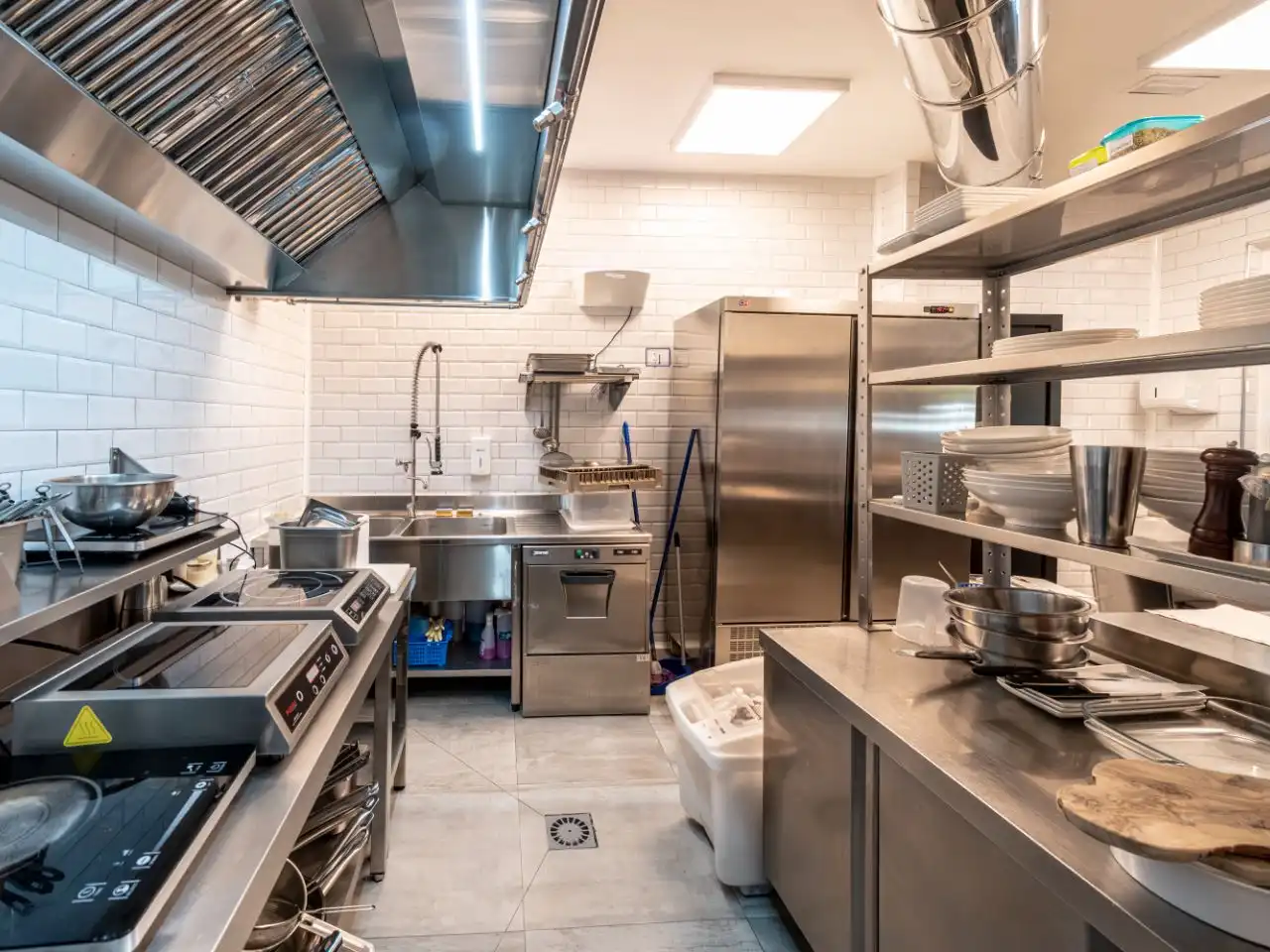 Cocina de Local en traspaso en Madrid con Aire acondicionado, Calefacción y Terraza