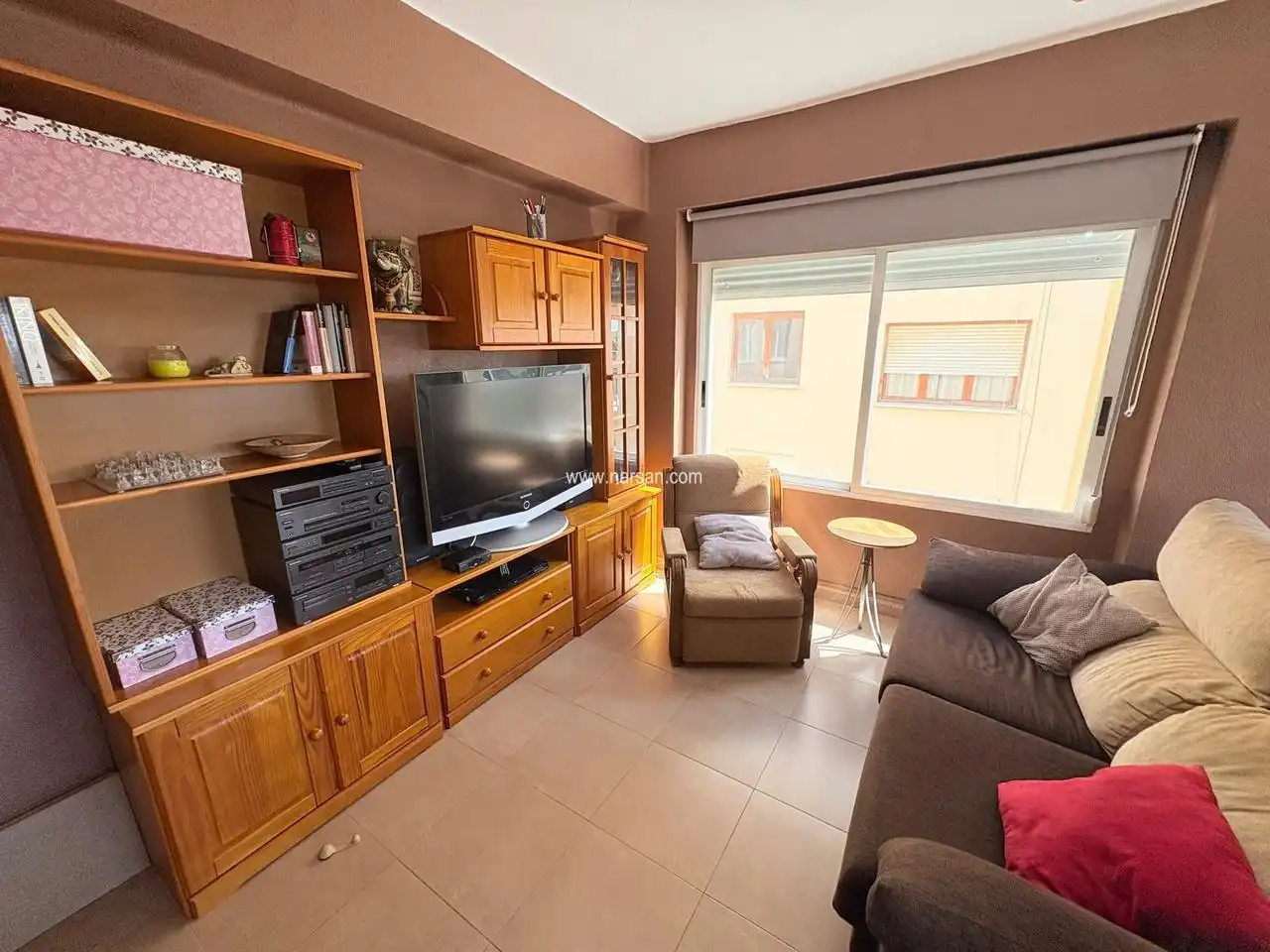 Sala de estar de Apartamento en venta en Benicasim / Benicàssim con Aire acondicionado, Calefacción y Terraza