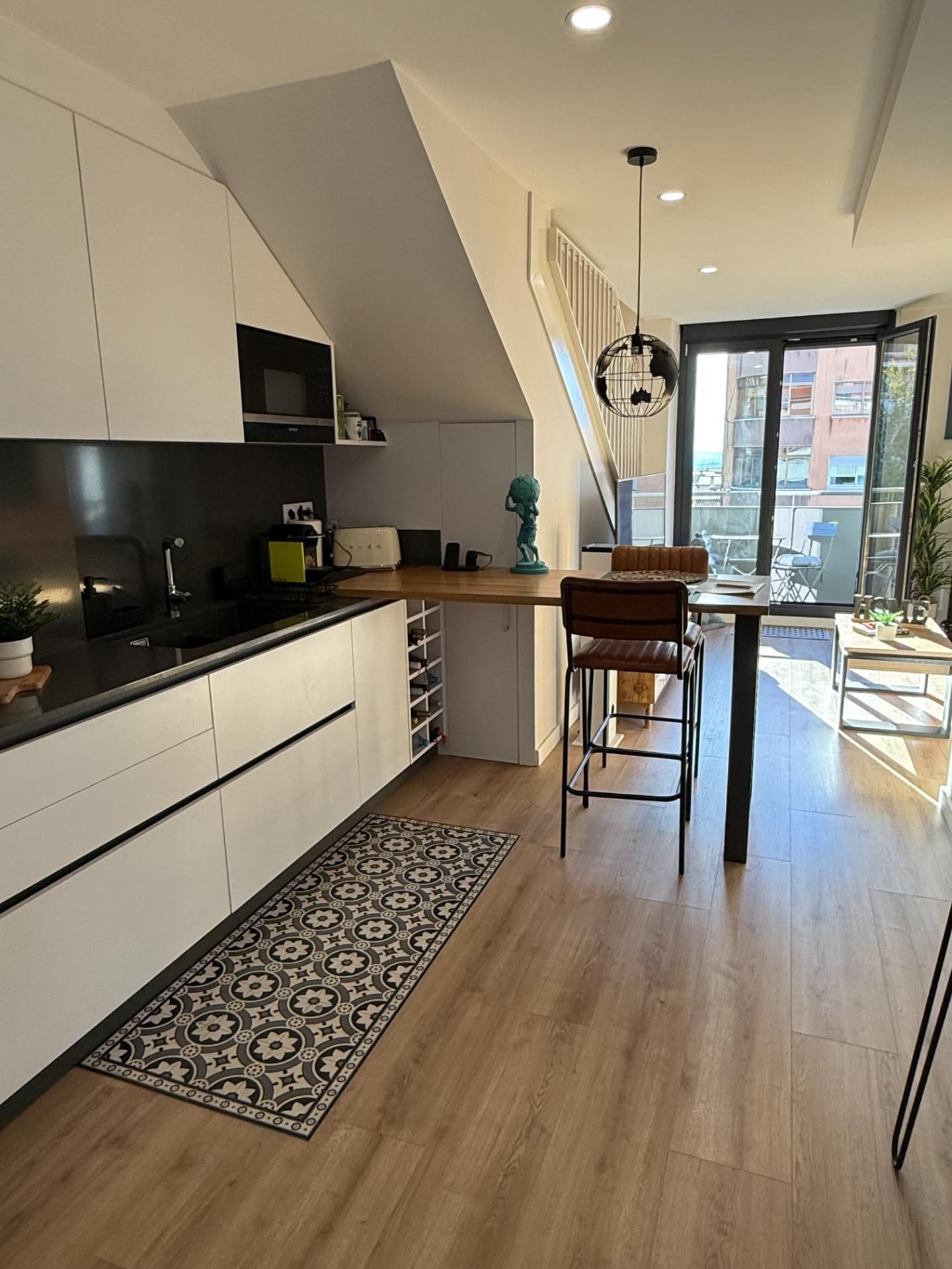 Kitchen of Duplex for sale in Terrassa  with Heating, Terrace and Balcony