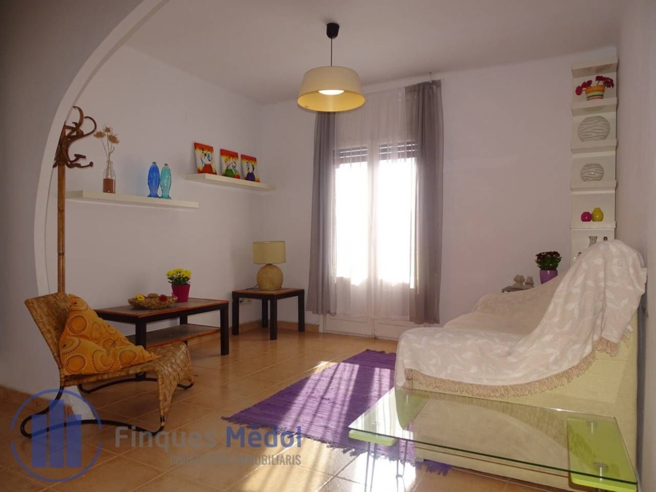 Living room of Flat to rent in  Tarragona Capital  with Terrace, Furnished and Balcony