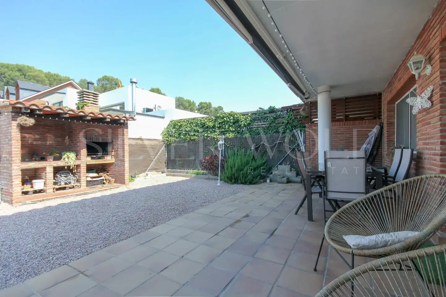 Terrassa de Casa adosada en venda en Sant Quirze del Vallès amb Calefacció, Jardí privat i Parquet