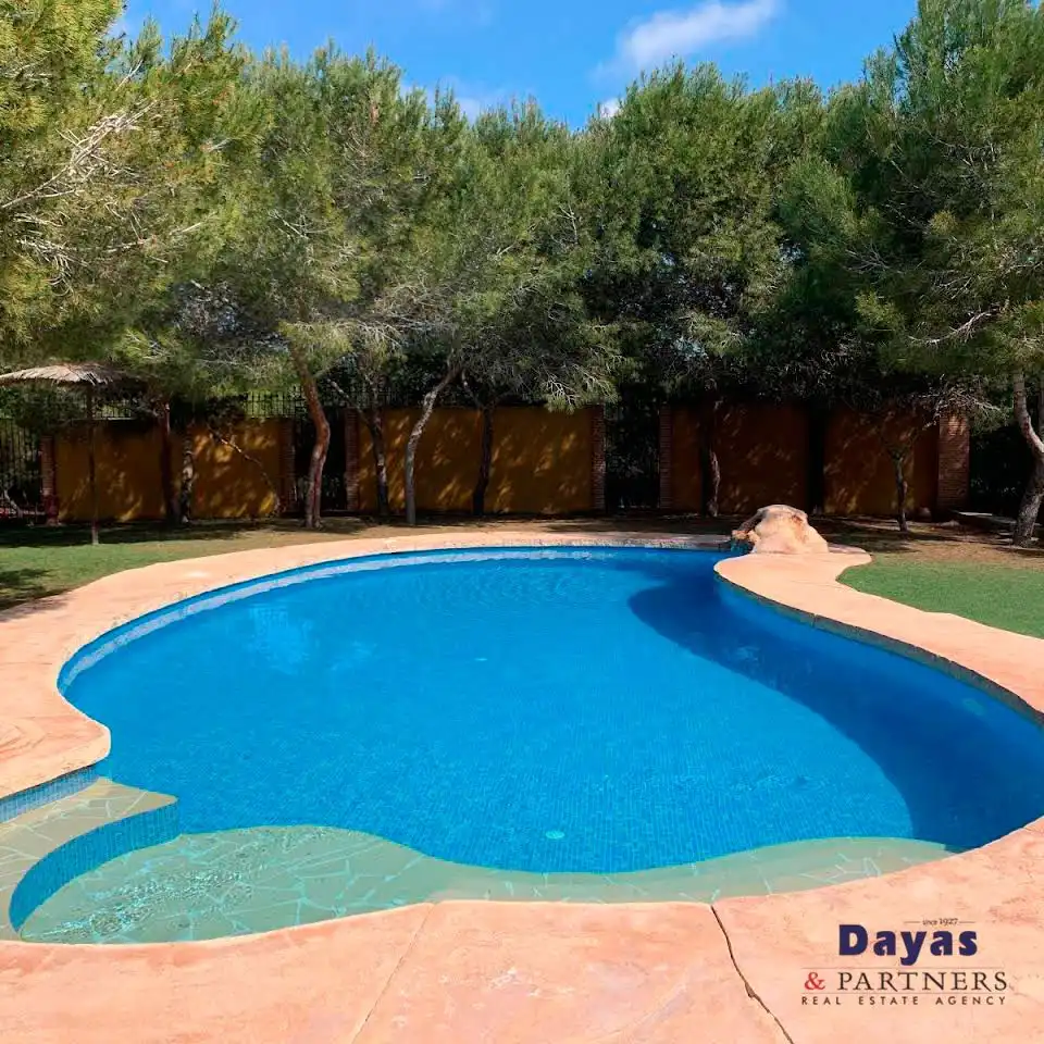 Piscina de Finca rústica en venta en Rojales con Aire acondicionado, Jardín privado y Terraza