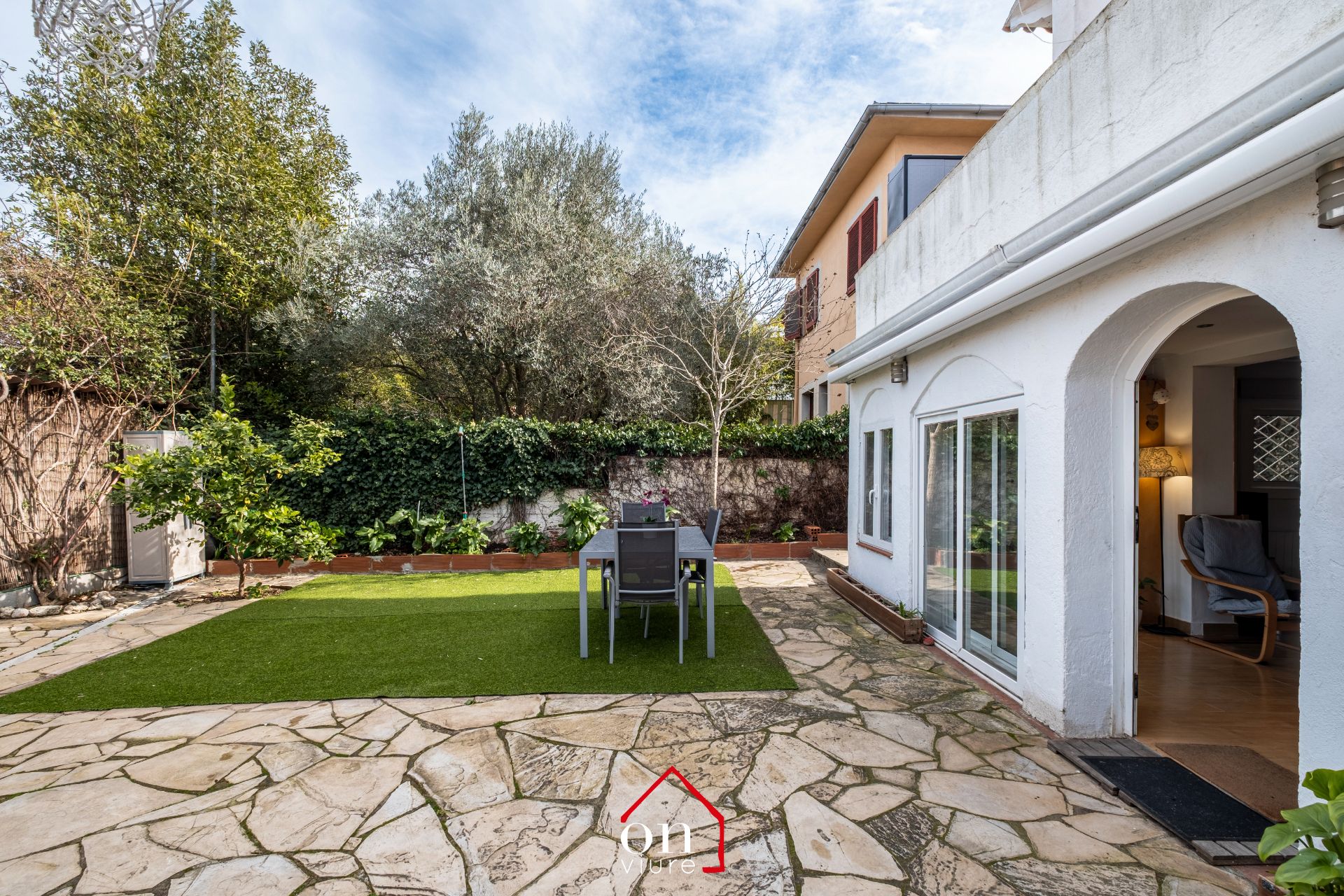 Jardín de Planta baja en venta en Sant Cugat del Vallès con Calefacción, Jardín privado y Terraza