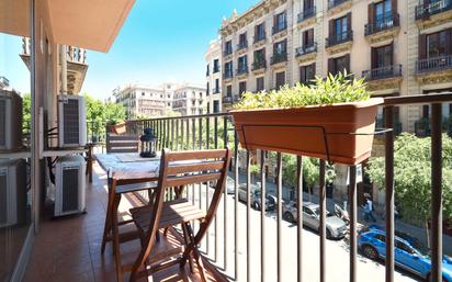 Terrace of Flat for sale in  Barcelona Capital  with Air Conditioner, Heating and Parquet flooring