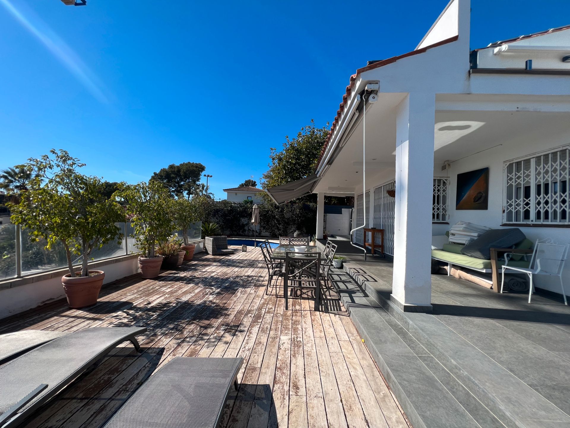 Terrace of House or chalet to rent in Castelldefels  with Air Conditioner, Heating and Private garden