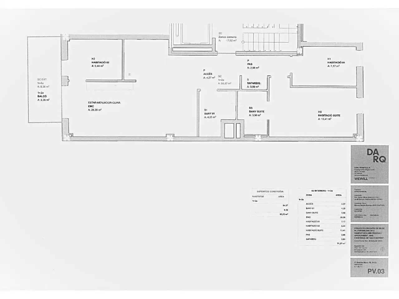 Flat for sale in Sabadell  with Air Conditioner, Private garden and Parquet flooring