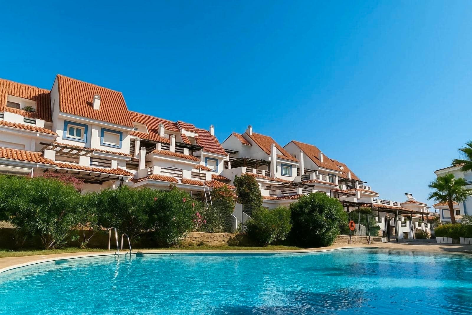 Exterior view of Flat for sale in Manilva  with Air Conditioner, Furnished and Community pool