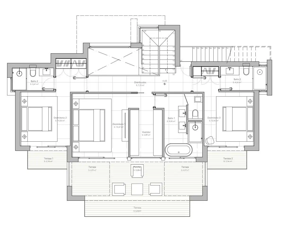 Villa mit Pool zum Verkauf in Benamara - Atalaya, imagen 24