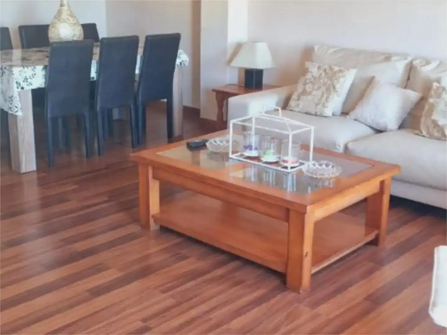 Wohnzimmer von Wohnung zur Miete in Carboneras de Guadazaón mit Parkett, Abstellraum und Möbliert