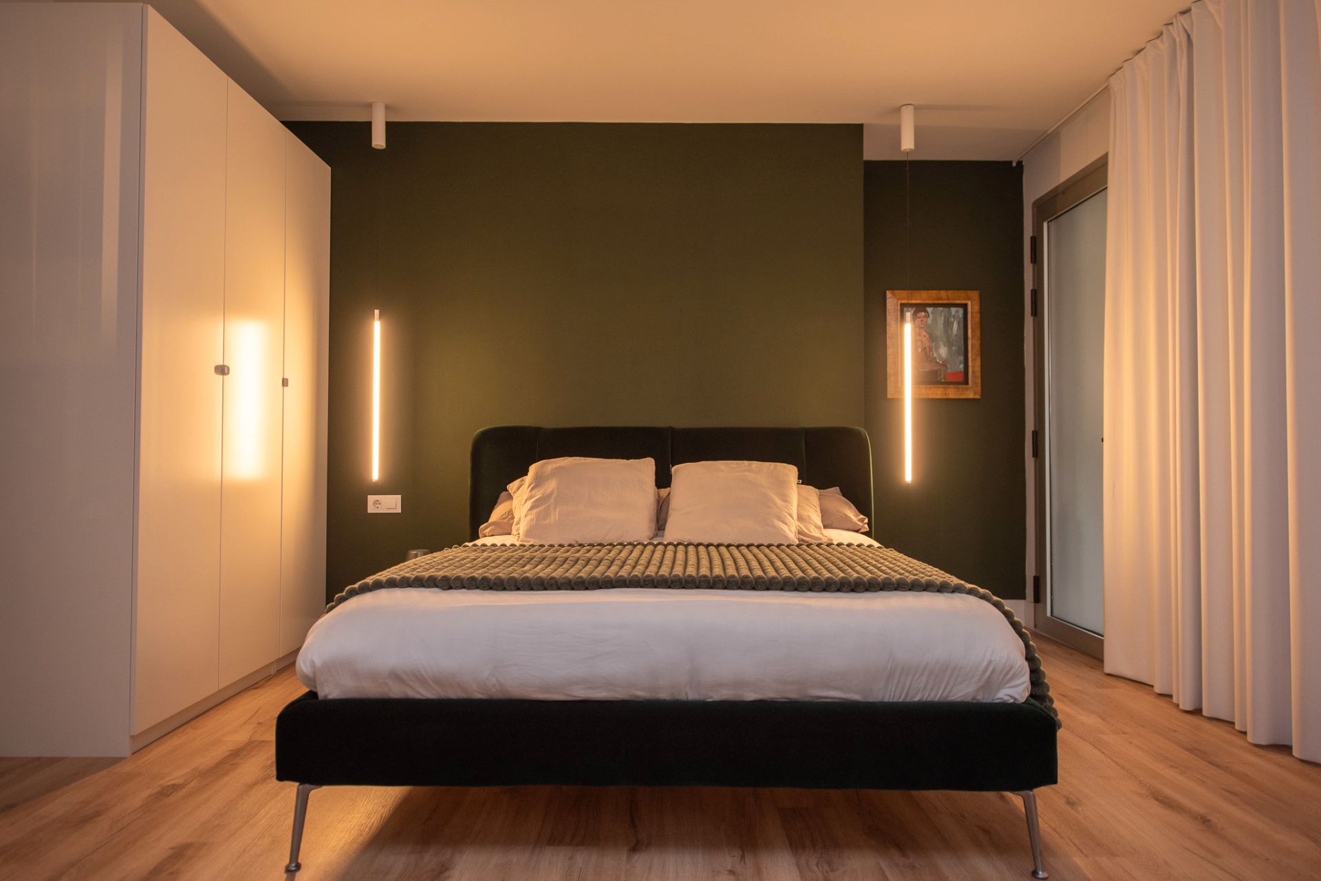 Schlafzimmer von Geschaftsraum zum verkauf in Sant Feliu de Guíxols mit Klimaanlage, Heizung und Parkett