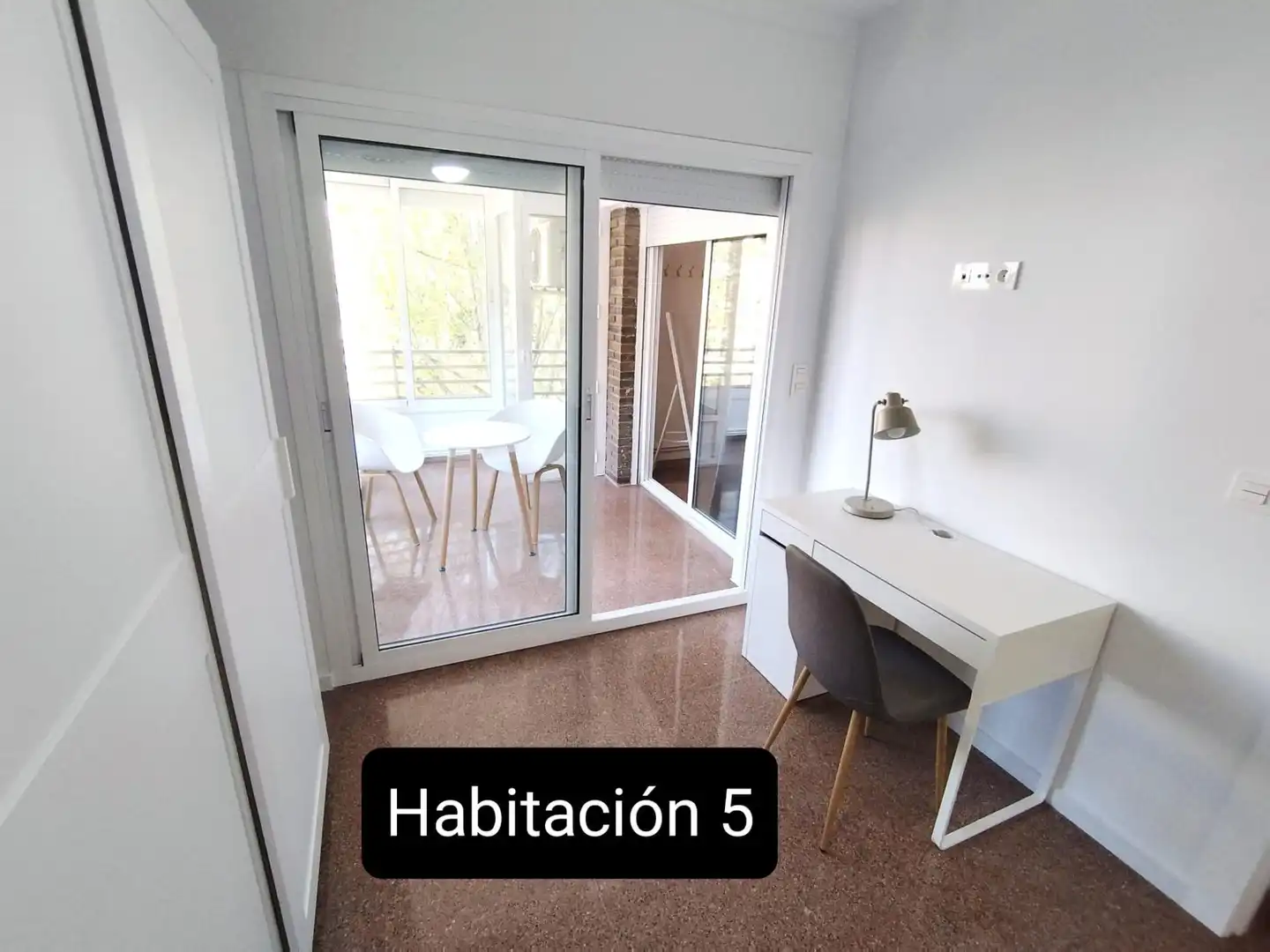 Habitación de Piso para compartir en Murcia con Aire acondicionado, Terraza y Amueblado
