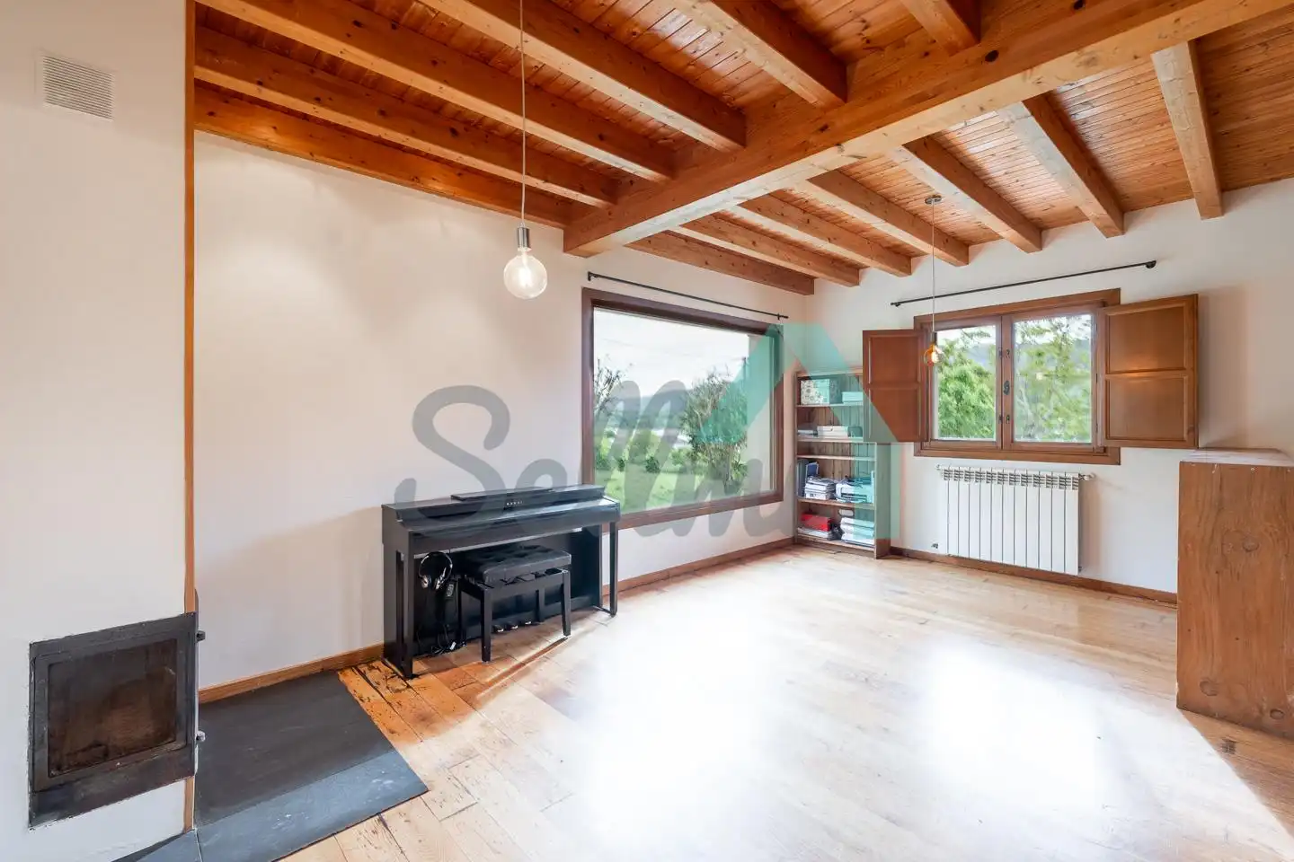Sala de estar de Casa o chalet en venta en Villaviciosa con Calefacción, Jardín privado y Parquet