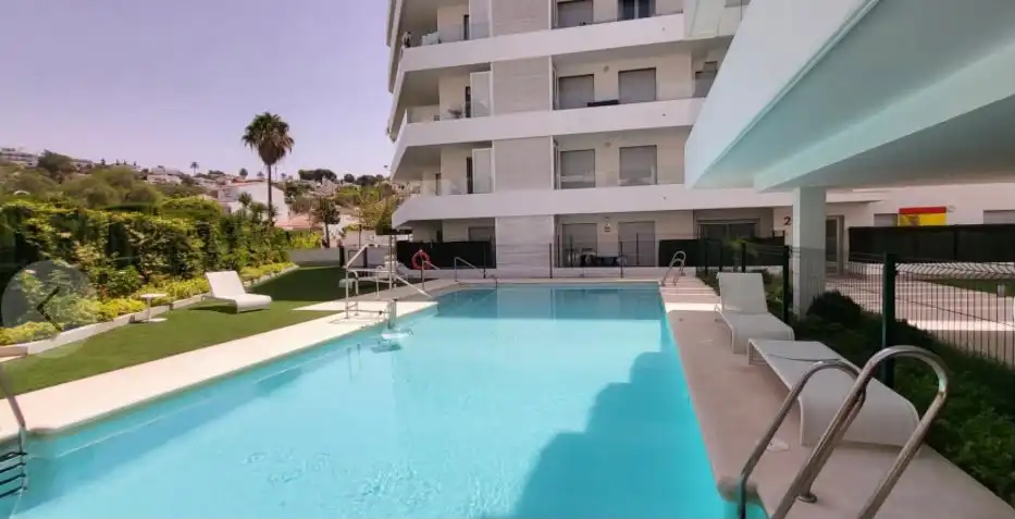Swimming pool of Apartments for rent in Marbella  with Air Conditioner, Heating and Terrace