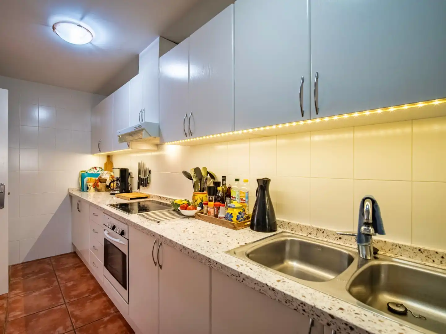 Cocina de Apartamento en venta en Altea con Aire acondicionado, Calefacción y Jardín privado