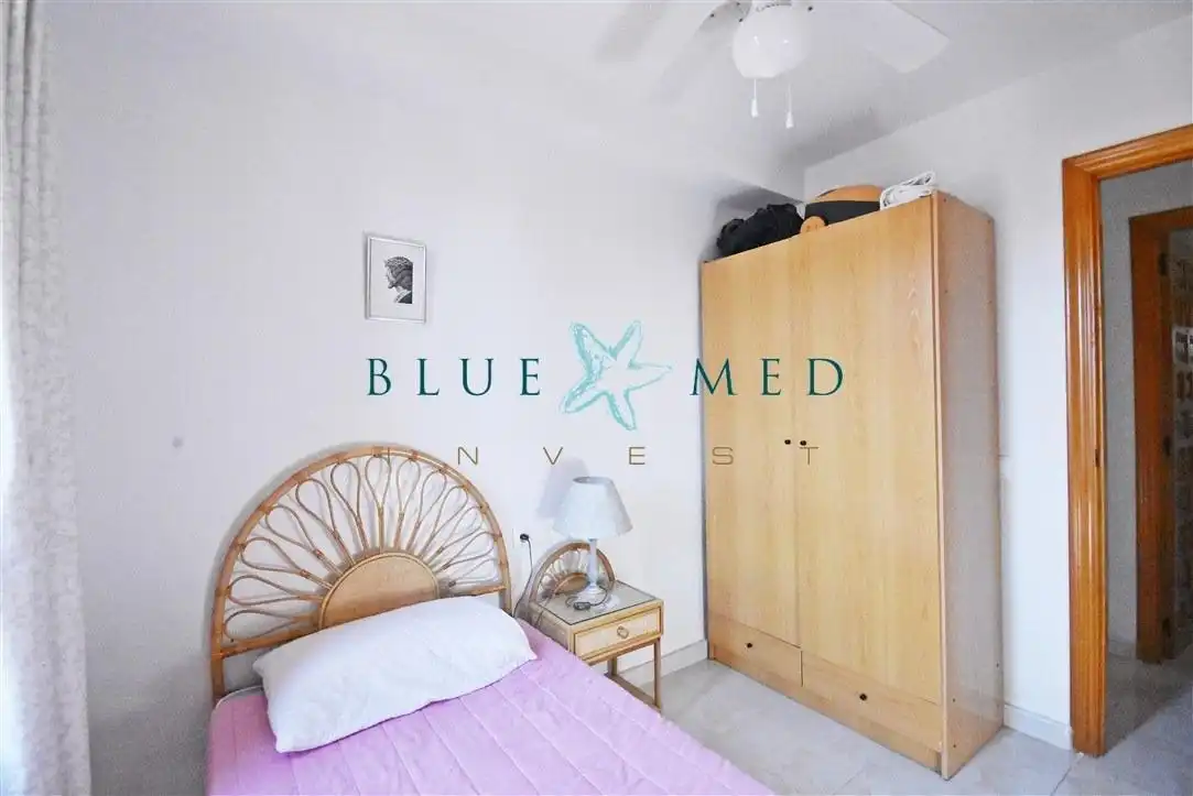 Schlafzimmer von Wohnung zum Verkauf in Mazarrón mit Privatgarten, Terrasse und Möbliert