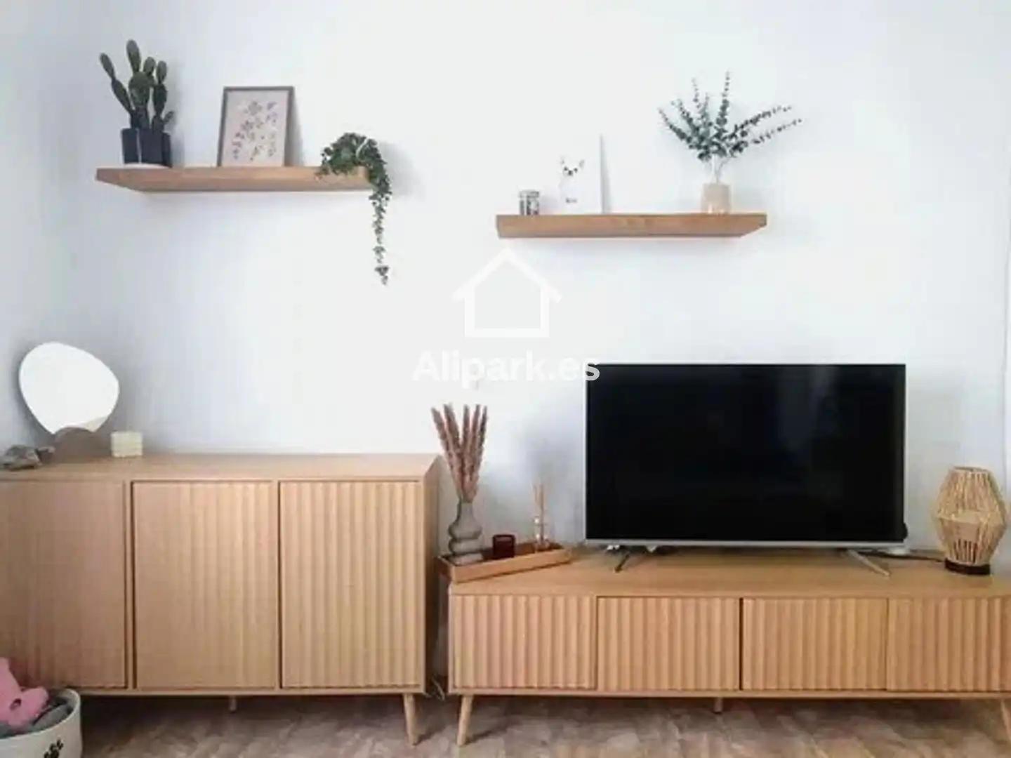 Sala de estar de Piso en venta en Elche / Elx con Terraza y Amueblado